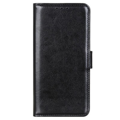 Samsung Galaxy A05s (SM-A057F) atvēramais ādas melns maciņš (maks) | Vacins.lv