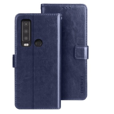 „IDEWEI“ Cat S75 синий кожаный чехол-книжка | Vacins.lv