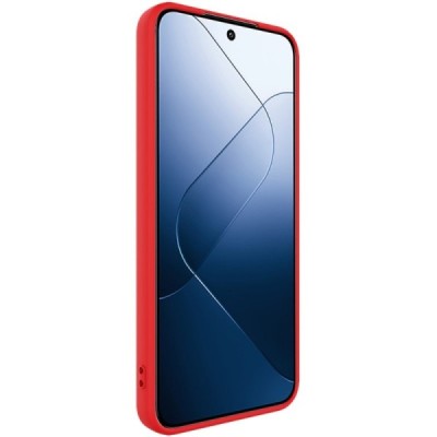 Твердый силиконовый чехол (TPU) "Imak" для Xiaomi 14 Pro, красного цвета | Vacins.lv