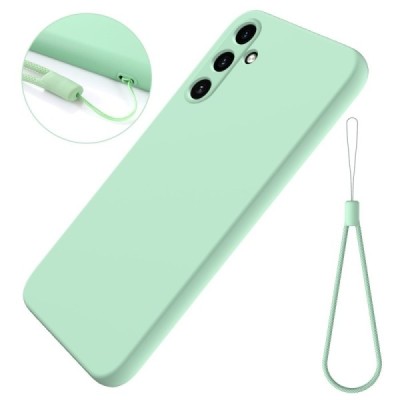 Samsung Galaxy A55 5G (SM-A556E) Shell (TPU) твердый силиконовый чехол - зелёный | Vacins.lv