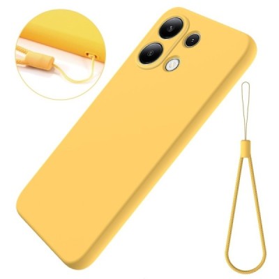 Xiaomi Redmi Note 13 4G Shell (TPU) твердый силиконовый чехол - жёлтый | Vacins.lv
