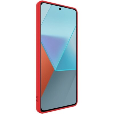 Твердый силиконовый чехол "Imak" (TPU) дляXiaomi Redmi Note 13 Pro 5G (Poco X6 5G), красный | Vacins.lv