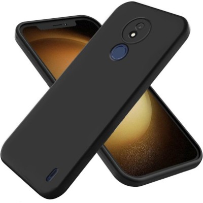 Nokia C21 Shell (TPU) твердый силиконовый чехол - чёрный | Vacins.lv