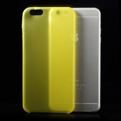 Apple iPhone 6 Plus (6s Plus) pasaulē planākais dzeltens futrālis / Vacins.lv