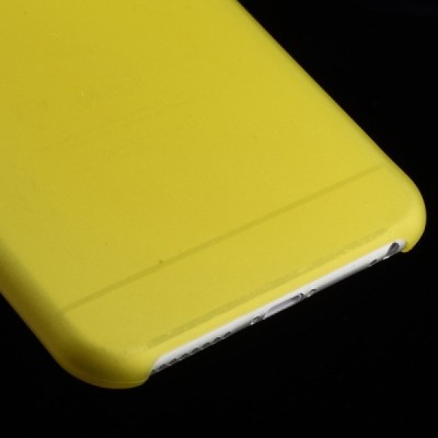 Apple iPhone 6 Plus (6s Plus) pasaulē planākais dzeltens futrālis / Vacins.lv