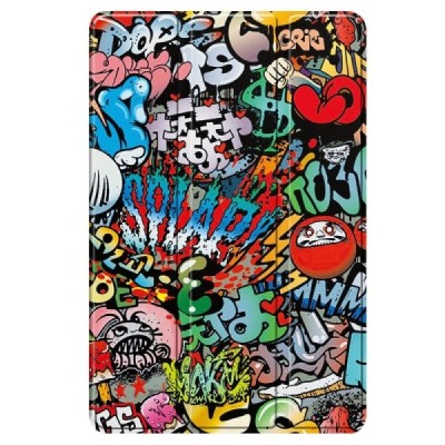 Lenovo Tab M11 (TB330FU) atvēramais „Street Art“ krāsains, maciņš | Vacins.lv