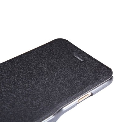 Apple iPhone 6 Plus (6s Plus) „Nillkin“ Fresh atvēramais melns futrālis / Vacins.lv