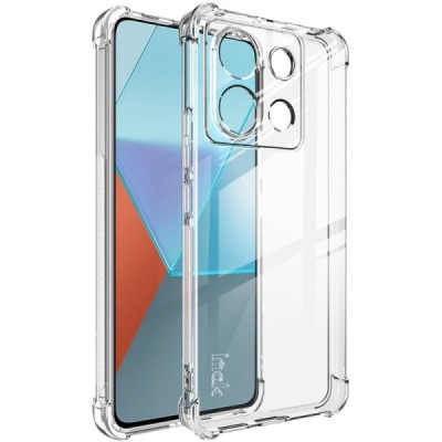 Твердый силиконовый „Imak“ чехол (TPU) для Xiaomi Redmi Note 13 Pro 5G (Poco X6 5G), прозрачный | Vacins.lv