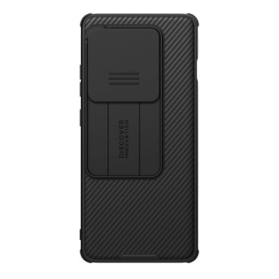 OnePlus 12R (Ace 3) „Nillkin“ CamShield Pro чёрный чехол с защитной крышкой для камеры | Vacins.lv