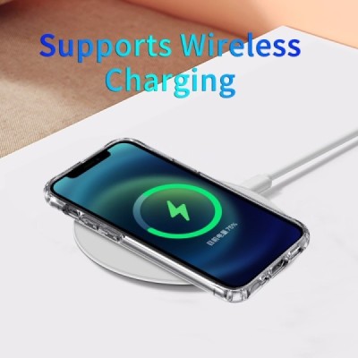 Apple iPhone 12 Mini „MagSafe“ прозрачный жесткий силиконовый (ТPU) акриловый чехол | Vacins.lv