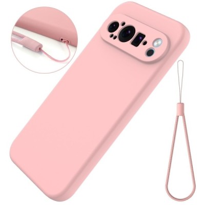 Google Pixel 9 Pro Shell cieta silikona (TPU) apvalks - rozs | vacins.lv