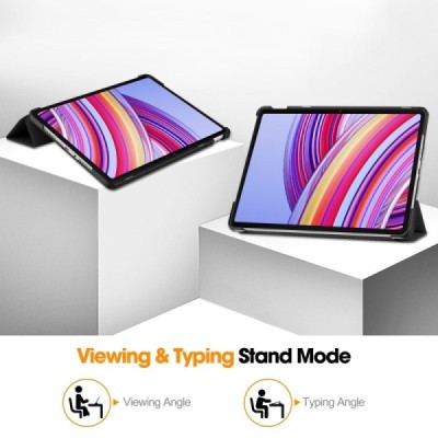 Xiaomi Redmi Pad Pro (Poco Pad) atvēramais melns maciņš | Vacins.lv