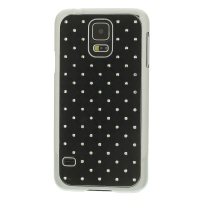 Samsung Galaxy S5 (S5 Neo) elegants melns futrālis ar spīduļiem / Vacins.lv
