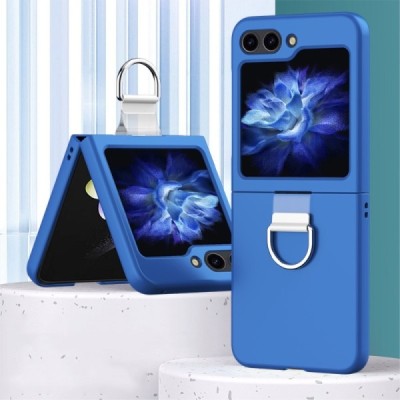 Samsung Galaxy Flip7 FE / Flip6 „Ring“ plastmasas tumši zils apvalks | vacins.lv