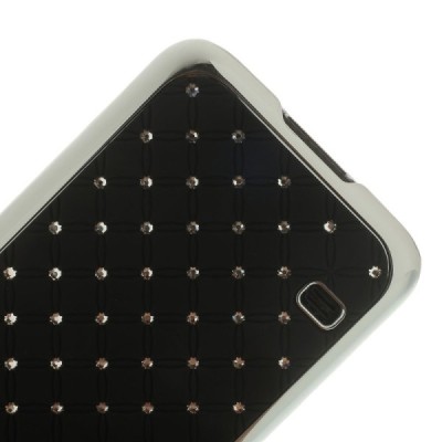 Samsung Galaxy S5 (S5 Neo) elegants melns futrālis ar spīduļiem / Vacins.lv