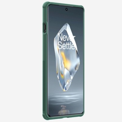 OnePlus 12R (Ace 3) „Nillkin“ Frosted Shield Pro Magnetic зелёный чехол | Vacins.lv
