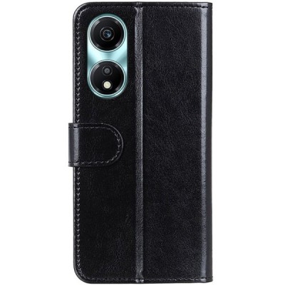 Honor X5 Plus Binfen открываемый черный кожаный чехол - книжка | Vacins.lv