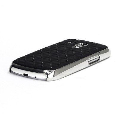Samsung Galaxy S3 mini elegantiškas juodas dėklas su blizgučiais / Priedai.lt