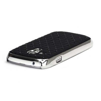 Samsung Galaxy S3 mini elegantiškas juodas dėklas su blizgučiais / Priedai.lt