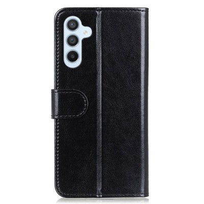 Samsung Galaxy A55 5G (SM-A556) Binfen открываемый черный кожаный чехол - книжка | Vacins.lv