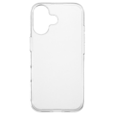 Твердый силиконовый чехол (TPU) для Apple iPhone 16 Plus, прозрачный | Vacins.lv
