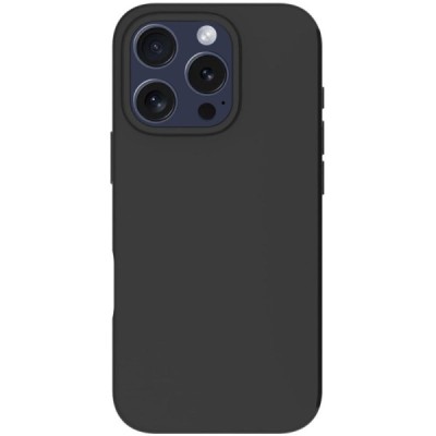 Твердый силиконовый чехол (TPU) для Apple iPhone 16 Pro, чёрного цвета | Vacins.lv