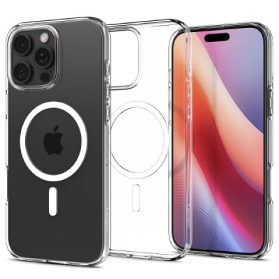 "Spigen" Liquid Crystal MagFit Apple iPhone 16 Pro прозрачный твердый силиконовый чехол | Vacins.lv