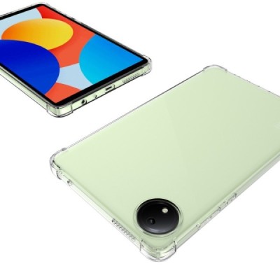 Xiaomi Redmi Pad SE 4G 8.7 усиленная защита, прозрачный чехол из твердого силикона и TPU - задняя часть | Vacins.lv