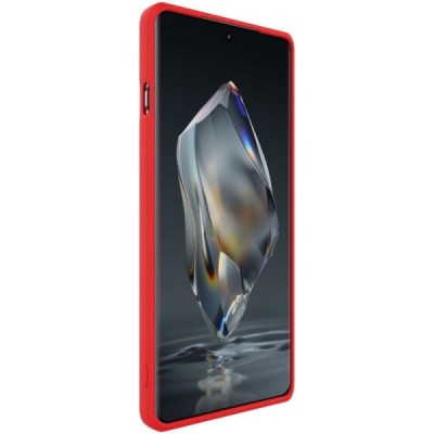 OnePlus 12R / Ace 3 "Imak" cieta silikona (TPU) sarkans apvalks | vacins.lv