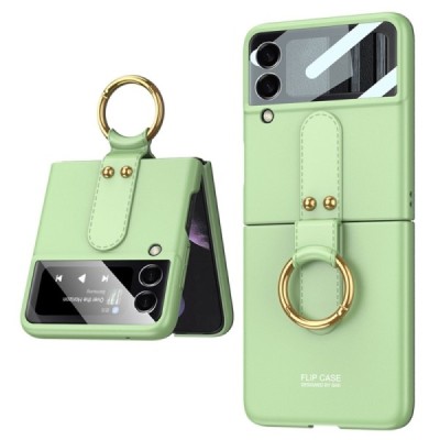 Samsung Galaxy Z Flip4 (F721) "GKK" Ring zaļš plastika apvalks | vacins.lv