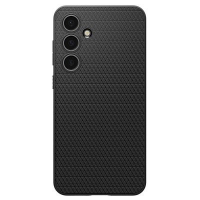 Samsung Galaxy S24 FE "Spigen" Liquid Air melns cieta silikona apvalks | vacins.lv
