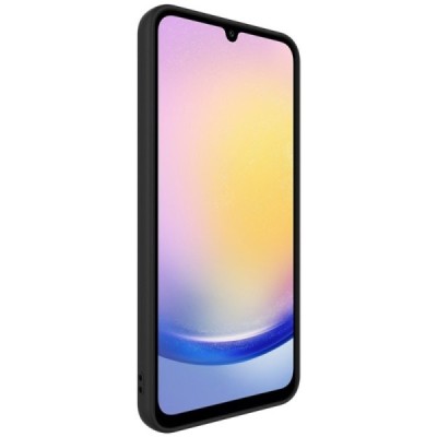 Samsung Galaxy A16 "Imak" cieta silikona (TPU) melns apvalks | vacins.lv