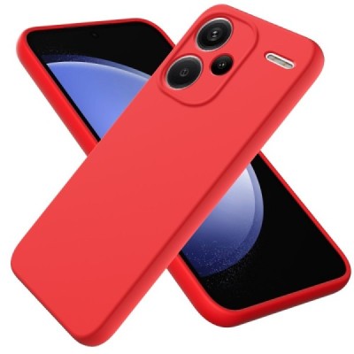 Xiaomi Redmi Note 13 Pro+ 5G Shell cieta silikona (TPU) apvalks - sarkans | vacins.lv