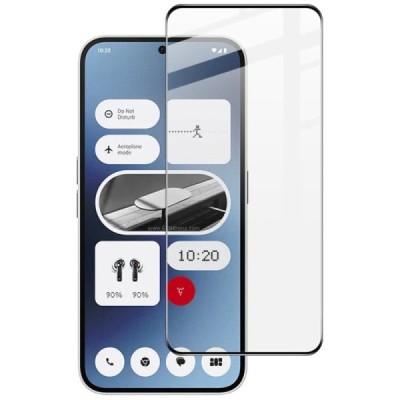 Nothing Phone 2a (2a Plus) „Imak“ Tempered Glass melns ekrāna aizsargstikls | Vacins.lv