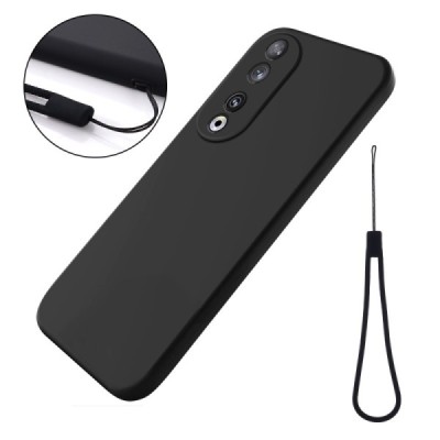Huawei Honor 90 Shell cieta silikona (TPU) apvalks - melns | vacins.lv