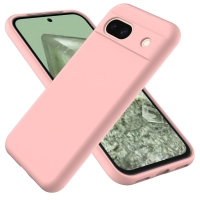 Google Pixel 8A Shell cieta silikona (TPU) apvalks - rozs | vacins.lv