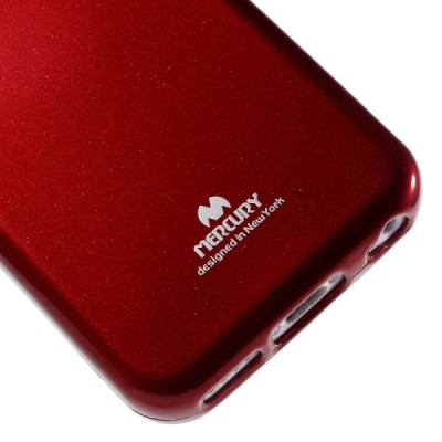 Apple iPhone 5C Mercury Color sarkans cieta silikona (TPU) apvalks / vacins.lv