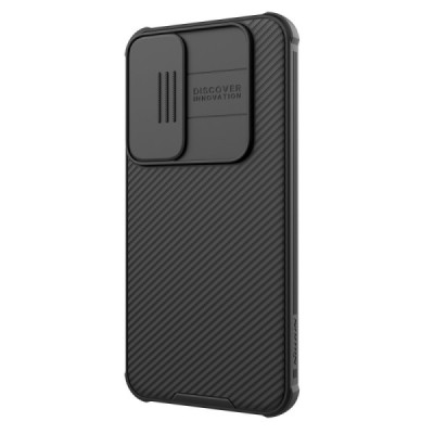 Samsung Galaxy A55 5G (SM-A556) „Nillkin“ CamShield Pro Magnetic melns apvalks | Vacins.lv