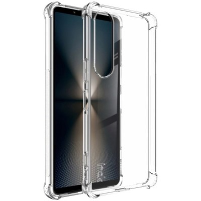 Sony Xperia 1 VI Imak pastiprinātas aizsardzības cieta silikona (TPU) dzidrs vāciņš | Vacins.lv