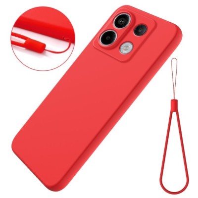 Xiaomi Redmi Note 13 Pro 5G / Poco X6 5G Shell (TPU) твердый силиконовый чехол - красный | Vacins.lv