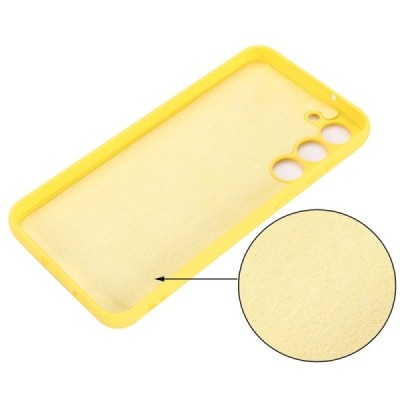 Samsung Galaxy S23 Shell cieta silikona (TPU) apvalks - dzeltens | vacins.lv