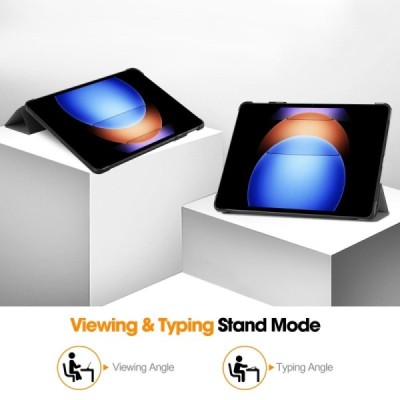 Xiaomi Pad 6S Pro atvēramais pelēks maciņš | Vacins.lv