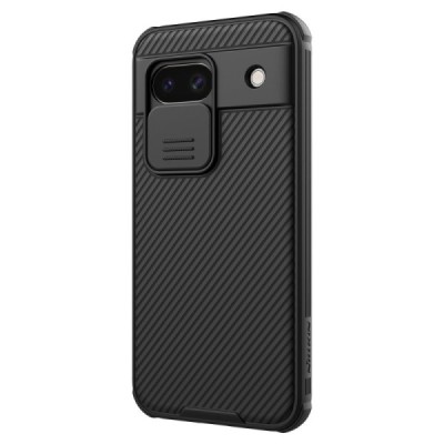 Google Pixel 8A „Nillkin“ CamShield Pro melns apvalks | Vacins.lv