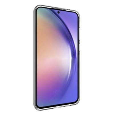 Твердый силиконовый чехол (TPU) для Samsung Galaxy A55 5G (SM-A556) прозрачный | Vacins.lv