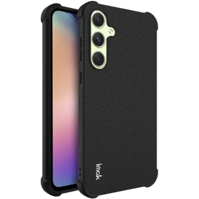Samsung Galaxy A55 5G (SM-A556) Imak усиленный твердый силиконовый чехол TPU - чёрный | Vacins.lv