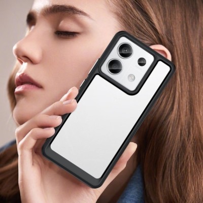 Xiaomi Redmi Note 13 Pro 5G (Poco X6 5G) „Fashion“ dzidrs apmales melnā krāsā apvalks | Vacins.lv