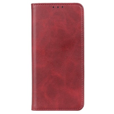 Huawei Honor 90 „Split“ красный кожаный чехол-книжка | Vacins.lv