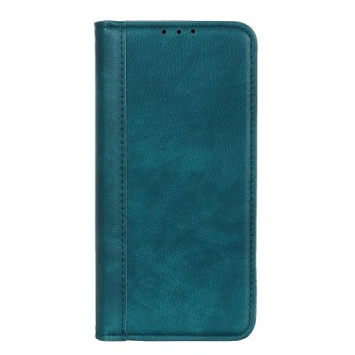 OnePlus 12R (Ace 3) зелёный кожаный чехол-книжка | Vacins.lv
