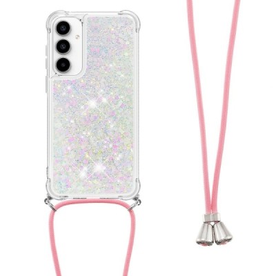Samsung Galaxy A55 5G (SM-A556) „Strap“ Shine cieta silikona (TPU) dzidrs apvalks | Vacins.lv