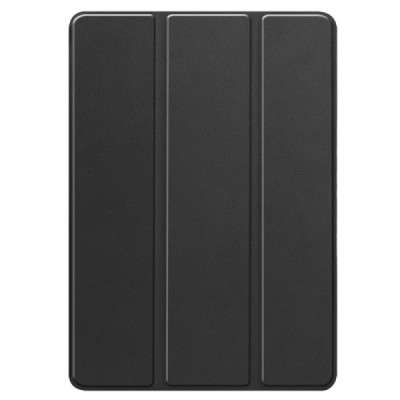 Xiaomi Redmi Pad Pro (Poco Pad) чёрный кожаный чехол - книжка с местом для стилуса | Vacins.lv